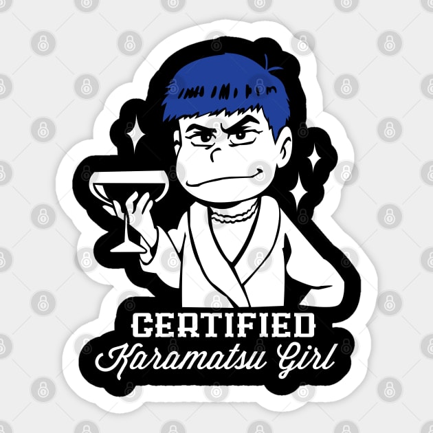 Certified Karamatsu Girl Sticker by merch.x.wear